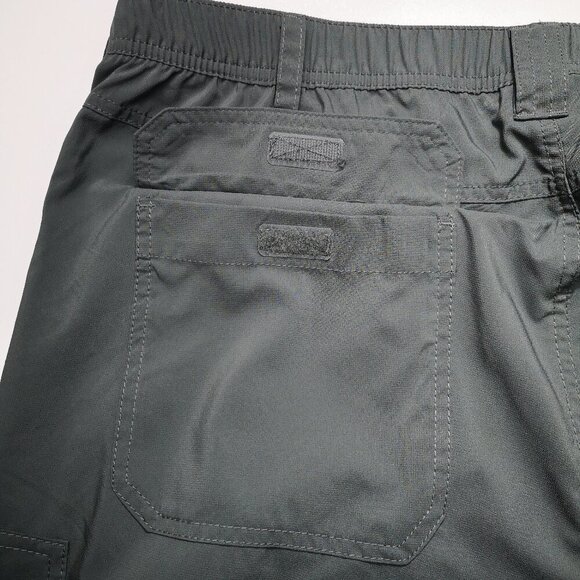 Columbia Men's Size 42/32 Grey/Green Zip Off UVA & UVB Protection Pants - Picture 8 of 15